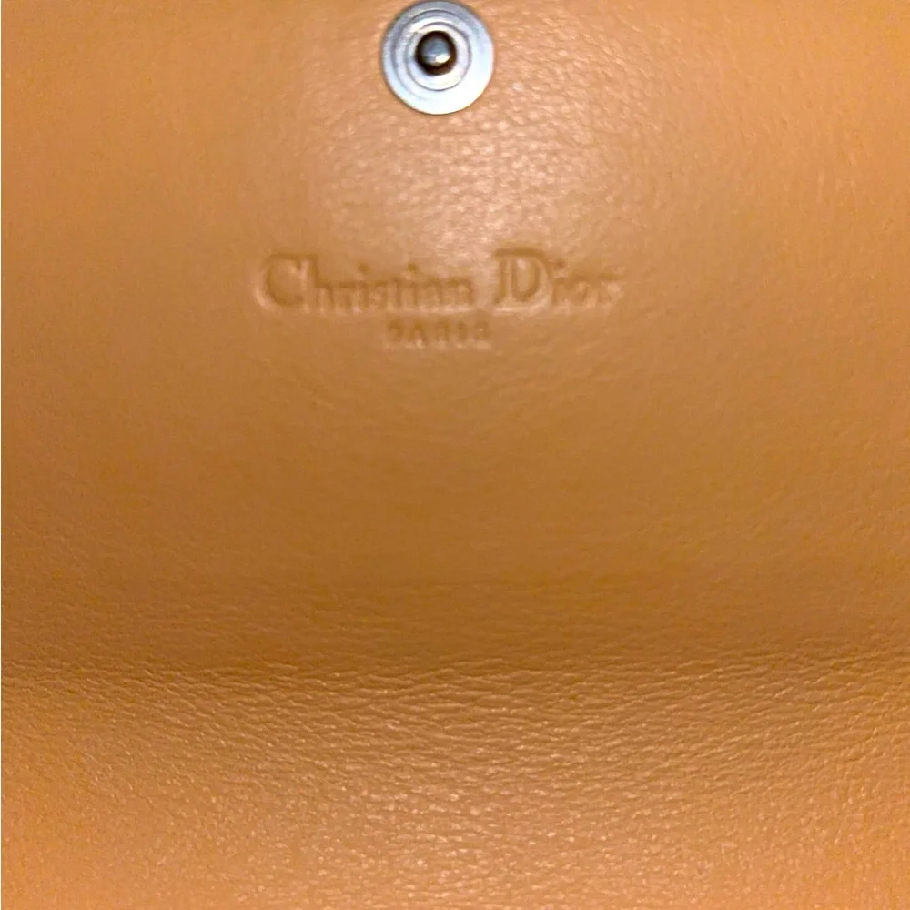 Rare CHRISTIAN DIOR Vintage Trotter Monogram Pattern Long Bifold Wallet